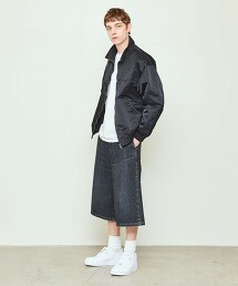 ＜UNITED ARROWS ＆ SONS＞DENIM BAGGY SHORTS/短褲 日本製