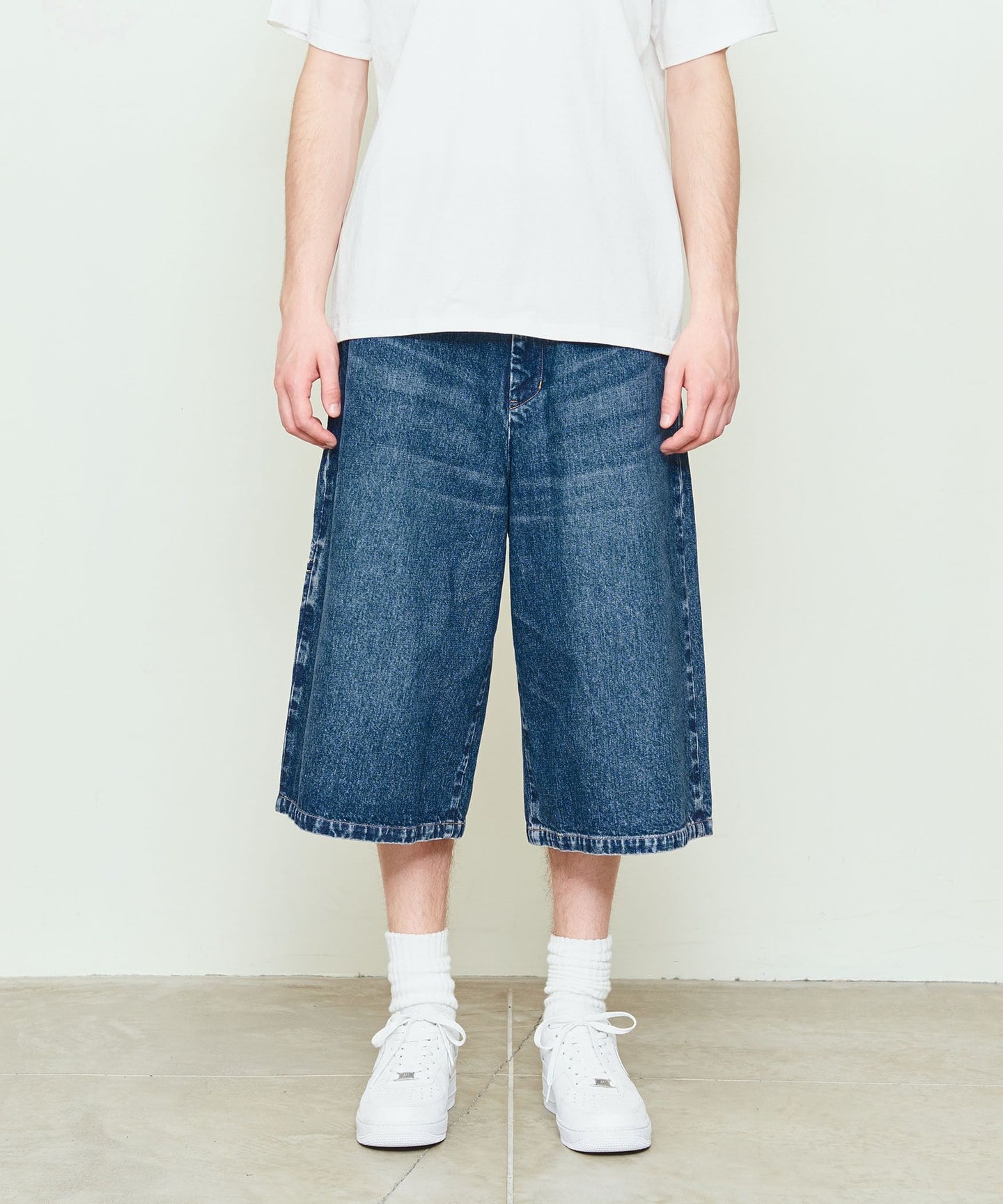 UNITED ARROWS ＆ SONS＞DENIM BAGGY SHORTS/短褲日本製｜outlet