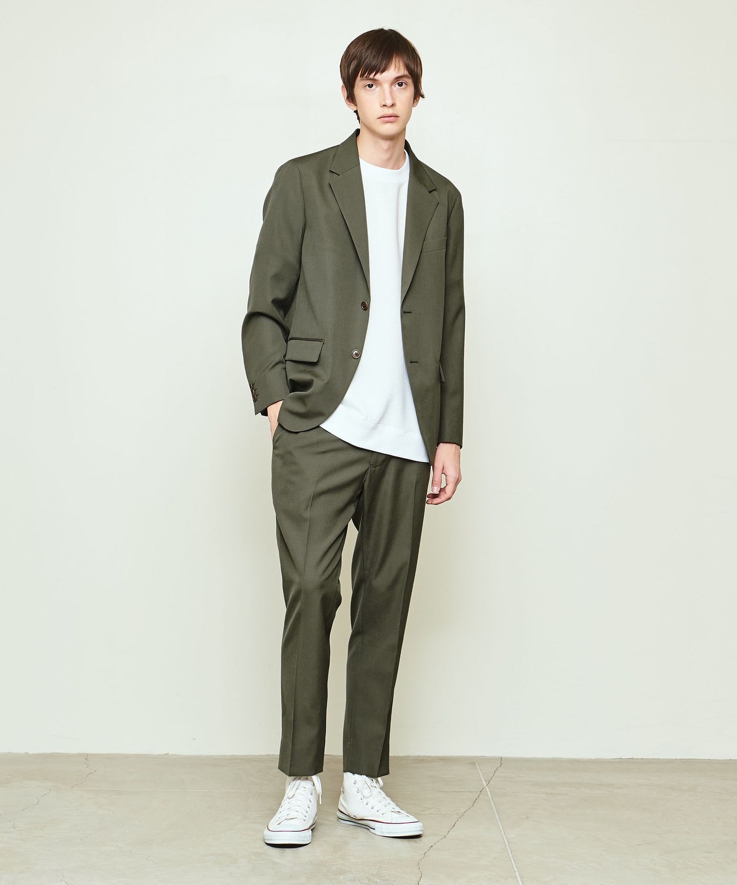 UNITED ARROWS & SONS ブルゾン チャコール L 定価3万ほど N HOOLYWOOD