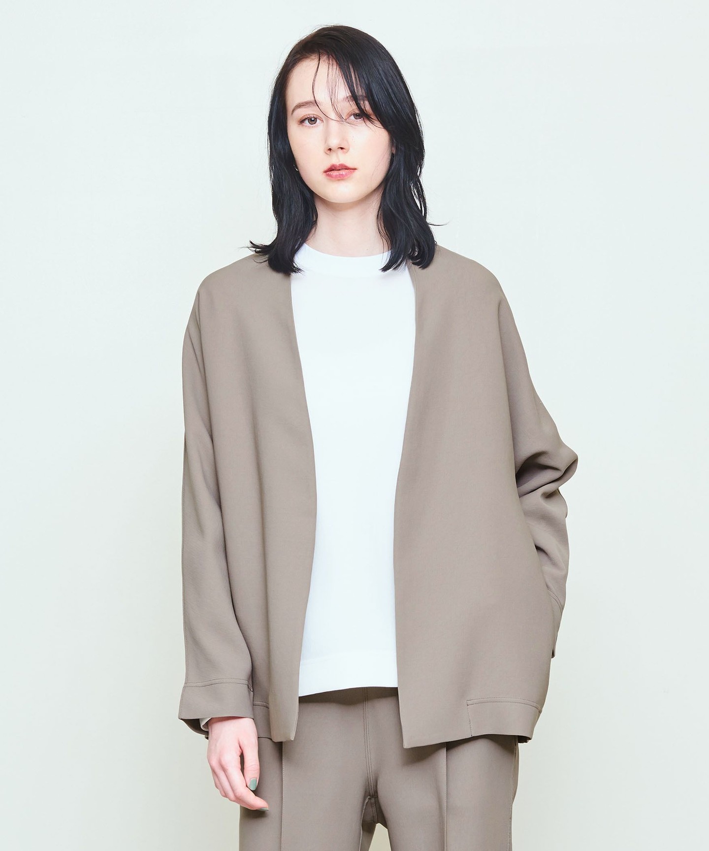 UNITED ARROWS ＆ SONS by DAISUKE OBANA for WOMEN +10＞無領外套日本