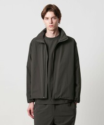 ＜D.O UNITED ARROWS BY DAISUKE OBANA＞ 塔夫綢土耳其袖拉鍊外套