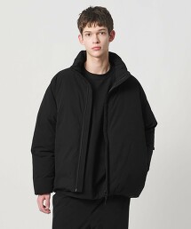 ＜D.O UNITED ARROWS BY DAISUKE OBANA＞塔夫綢羽絨外套 黑