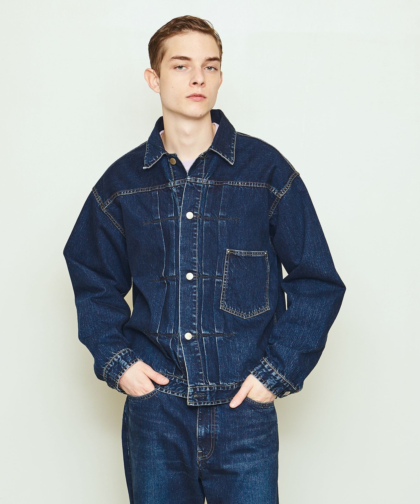 UNITED ARROWS ＆ SONS＞ DENIM TRUCKER JACKET/丹寧夾克日本製