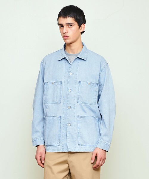 ＜UNITED ARROWS & SONS＞ DENIM CHORE COAT/工裝外套 日本製