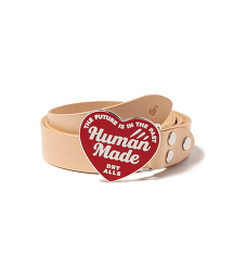 TW HUMAN MADE 41 HEART LTHR BLT