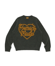 TW HUMAN MADE 13 HEART SWEATER