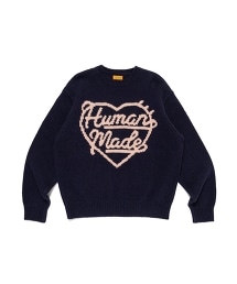 TW HUMAN MADE 13 HEART SWEATER