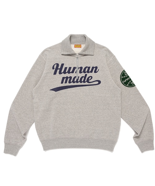 TW HUMAN MADE 12 HALF-ZIP SWT