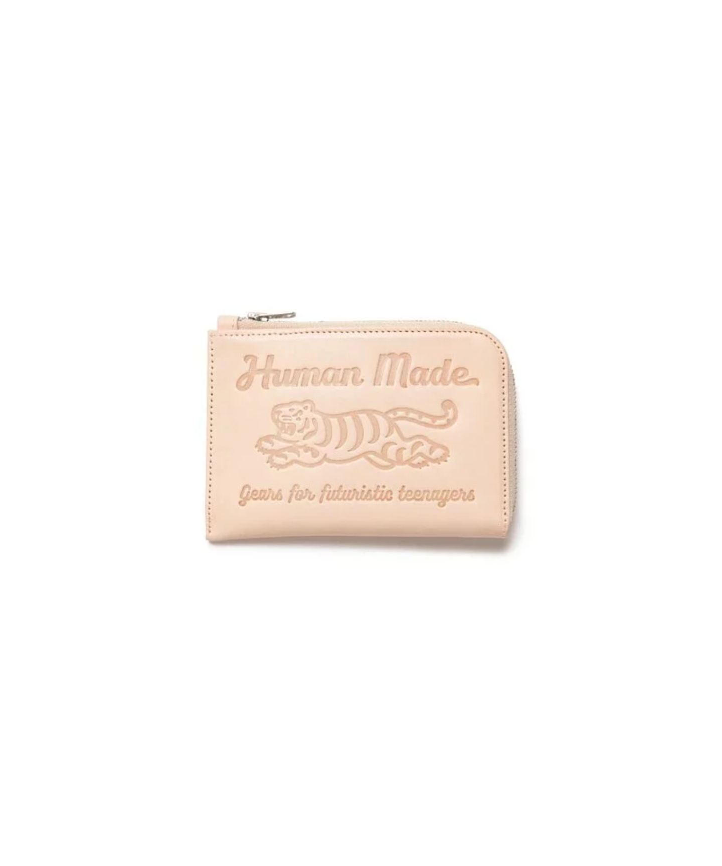 絕版全新現貨正貨2022 Human Made Dry Alls Cow Leather Wallet Col. Beige Made in  Japan 日製牛革真皮銀包LV Nigo ⚠️ 最後一個只售不換⚠️, 名