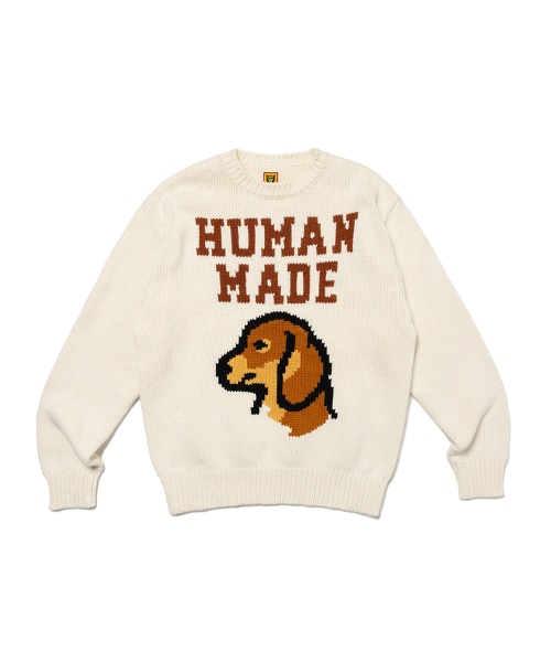 TW HUMAN MADE 13 DACHS KNIT  SWT