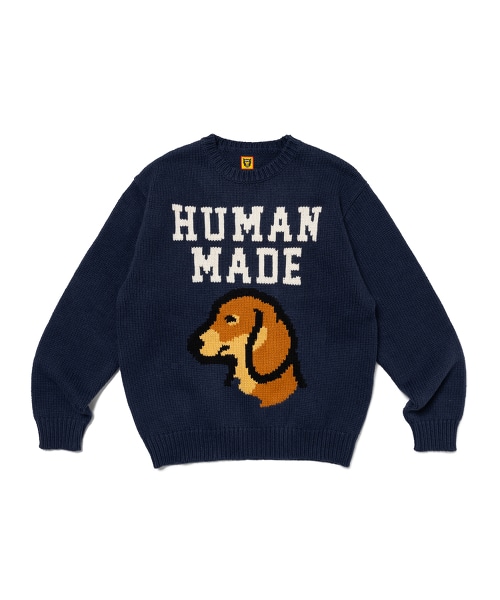 TW HUMAN MADE 13 DACHS KNIT  SWT