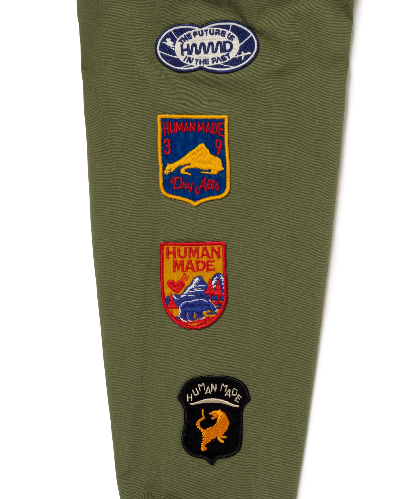 未使用　24ss　HUMAN MADE PATCHED MILITARY シャツ Buy Human Made Patched Military Shirt Olive online in