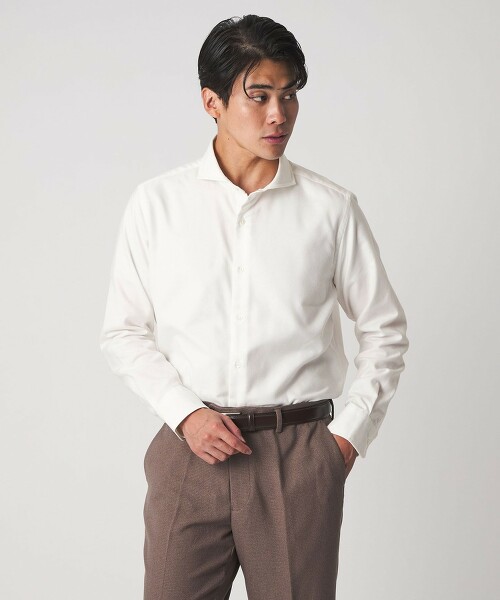 ＜A DAY IN THE LIFE＞混色法蘭絨切角領襯衫 EASY CARE