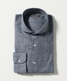 ＜A DAY IN THE LIFE＞混色法蘭絨切角領襯衫 EASY CARE