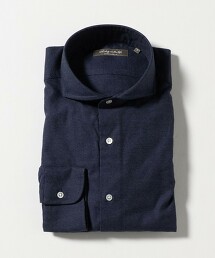 ＜A DAY IN THE LIFE＞混色法蘭絨切角領襯衫 EASY CARE