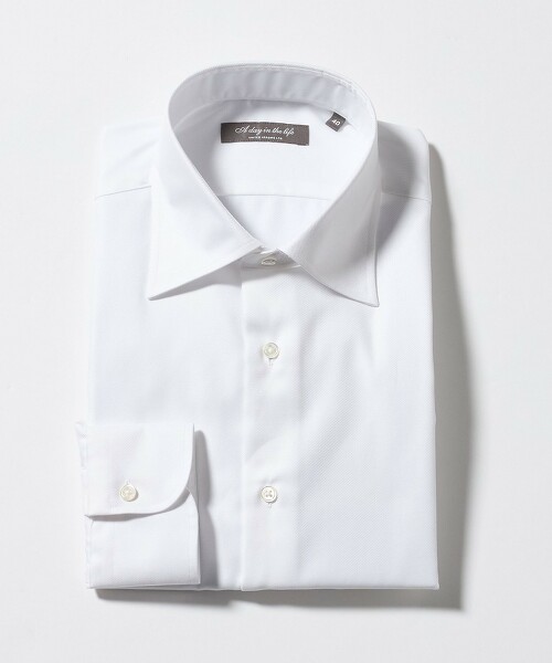 <A DAY IN THE LIFE>斜紋寬角領襯衫 EASY CARE