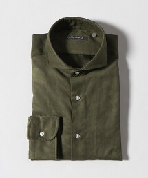 ＜A DAY IN THE LIFE＞仿麂皮切角領襯衫