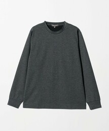 ＜A DAY IN THE LIFE＞混色羅馬布圓領上衣