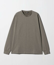 ＜A DAY IN THE LIFE＞混色羅馬布圓領上衣