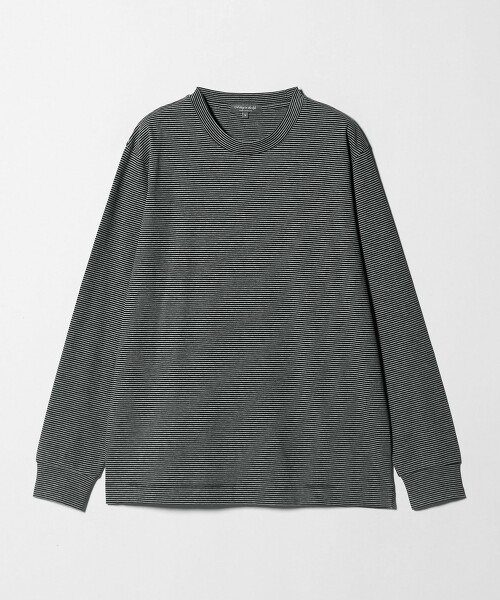 <A DAY IN THE LIFE>多彩橫條紋圓領上衣