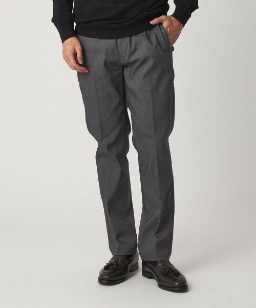 ＜A DAY IN THE LIFE＞裏起毛斜紋無摺彈性西裝褲