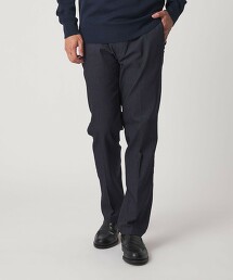 ＜A DAY IN THE LIFE＞裏起毛斜紋無摺彈性西裝褲