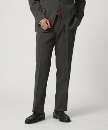 ＜A DAY IN THE LIFE＞人字呢縮絨無摺西裝褲