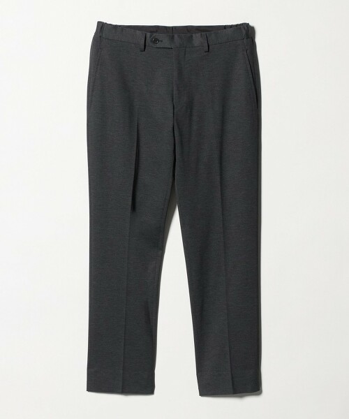 ＜A DAY IN THE LIFE＞羅馬布印花無摺西裝褲