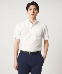 ＜A DAY IN THE LIFE＞吸水速乾衝浪針織扣領POLO衫