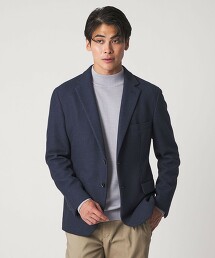 ＜A DAY IN THE LIFE＞仿針織華夫格2釦外套