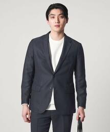 ＜A DAY IN THE LIFE＞紗羅織物2釦西裝外套