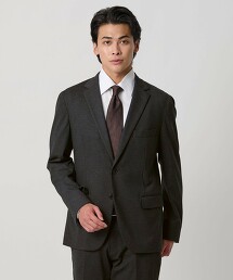 ＜A DAY IN THE LIFE＞羅馬布印花2釦西裝外套