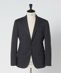 ＜A DAY IN THE LIFE＞羅馬布印花2釦西裝外套