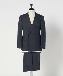 <A DAY IN THE LIFE>嗶嘰雙排6釦舒適剪裁西裝