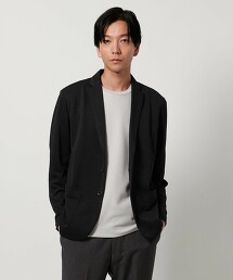 ＜A DAY IN THE LIFE＞混色鹿子織開襟外套