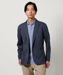 ＜A DAY IN THE LIFE＞混色鹿子織開襟外套