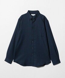 ＜A DAY IN THE LIFE＞仿羊毛槍俱格紋扣領襯衫