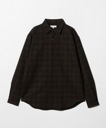 ＜A DAY IN THE LIFE＞仿羊毛格倫格紋襯衫