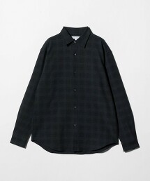 ＜A DAY IN THE LIFE＞仿羊毛格倫格紋襯衫