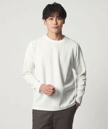 ＜A DAY IN THE LIFE＞幾何緹花彈力上衣