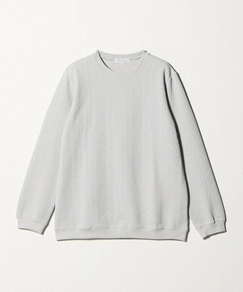 ＜A DAY IN THE LIFE＞彈力繩紋緹花上衣