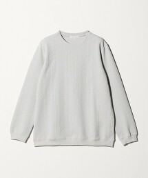 ＜A DAY IN THE LIFE＞彈力繩紋緹花上衣