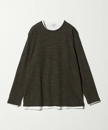 ＜A DAY IN THE LIFE＞緹花華夫格層次上衣