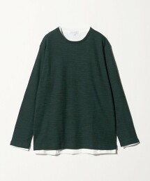 ＜A DAY IN THE LIFE＞緹花華夫格層次上衣