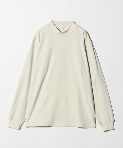 ＜A DAY IN THE LIFE＞桃皮平滑微高領上衣