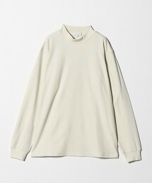 ＜A DAY IN THE LIFE＞桃皮平滑微高領上衣