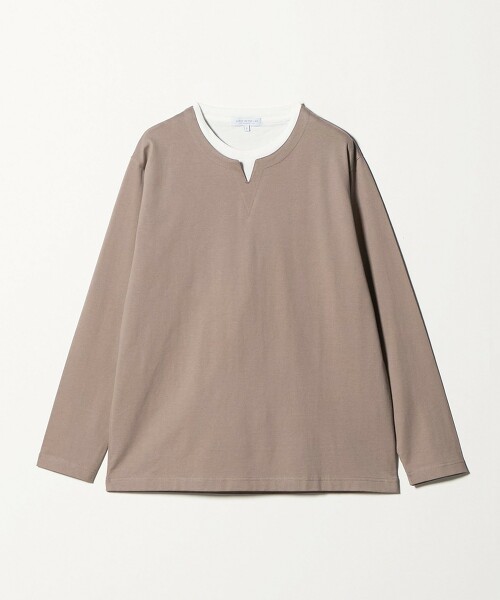 ＜A DAY IN THE LIFE＞假兩件開口領上衣