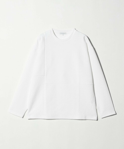 ＜A DAY IN THE LIFE＞彈力緹花拼接上衣