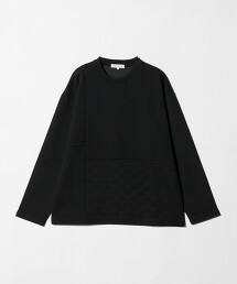 ＜A DAY IN THE LIFE＞彈力緹花拼接上衣