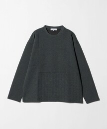 ＜A DAY IN THE LIFE＞彈力緹花拼接上衣